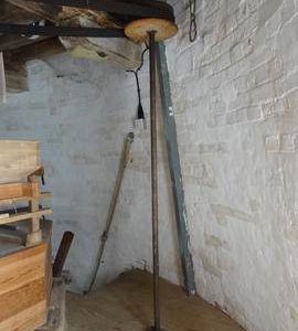 Governor spindle, tower mill, Stock