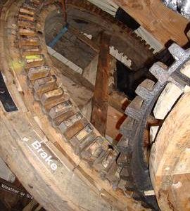 Brakewheel and wallower, Fulwell Mill, Sunderland