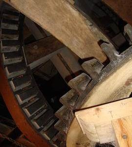 Brakewheel and wallower, Foster's Mill, Swaffham Prior