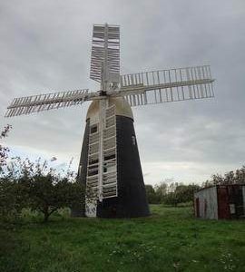 External view, tower mill, Thelnetham
