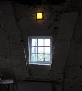 Flues in wall, Marsh Mill, Thornton