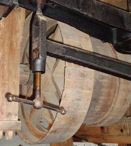 Bridgetree and grain cleaner drive, Marsh Mill, Thornton
