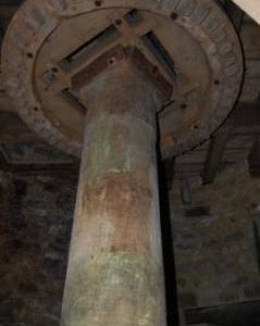 Upright shaft and crown wheel, tower mill, Upper Tysoe