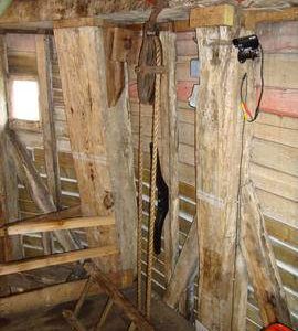 Dust floor framing, Upminster Windmill, Upminster