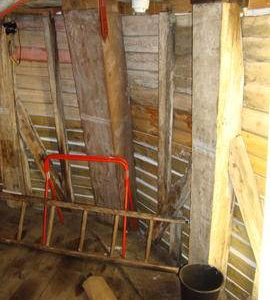 Dust floor framing, Upminster Windmill, Upminster