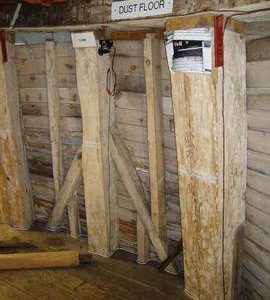 Dust floor framing, Upminster Windmill, Upminster