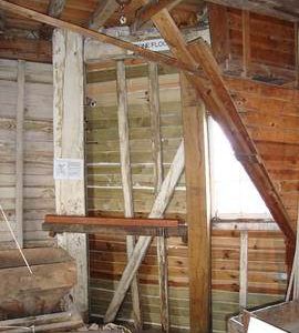 Spout floor framing, Upminster Windmill, Upminster