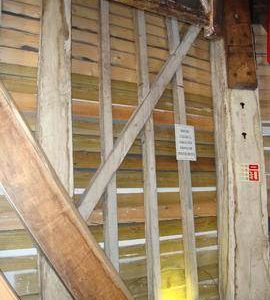Spout floor framing, Upminster Windmill, Upminster