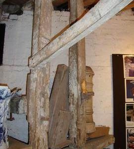 Ground floor supports, Upminster Windmill, Upminster