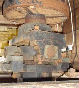 Coupling in upright shaft, Upminster mill, Upminster, Essex
