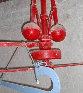 Governor and tentering gear, tower mill, Waltham