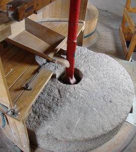 Stone furniture, stones and quant, tower mill, Waltham