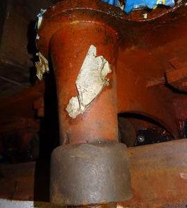 Truck wheel, Stone Cross Mill, Westham