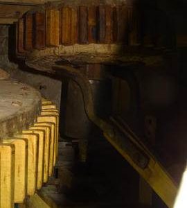 Stone nut and disengagement lever, Littleworth Mill, Wheatley