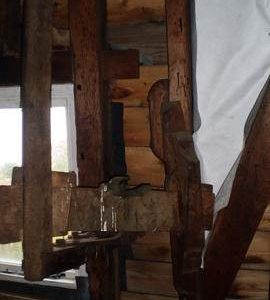 Detail of framing, Borstal Hill Mill, Whitstable