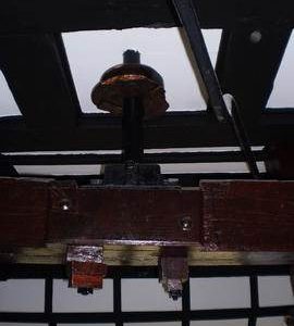 Bridgetree, belt drum and quant  extension, Borstal Hill Mill, Whitstable