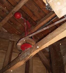 Governor in operation, Wicken Windmill, Wicken