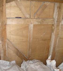 Dust floor framing, Wicken Windmill, Wicken