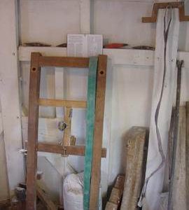 Detail of stone floor framing, Wicken Windmill, Wicken