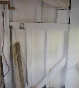 Detail of stone floor framing, Wicken Windmill, Wicken