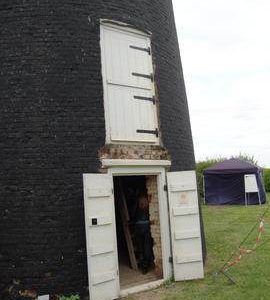 Entrance and loading doors, High Street Mill, Wicklewood