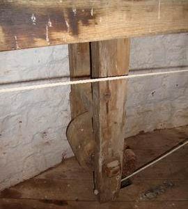 Unidentified apparatus on dust floor, High Street Mill, Wicklewood