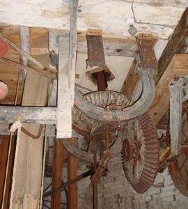 Engine drive, Cattell's smock mill, Willingham, Cambs