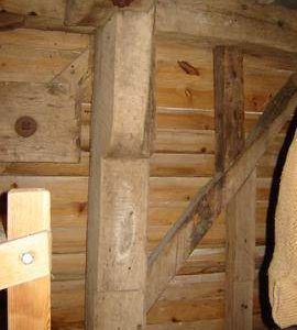 Detail of framing, Stocks Mill, Wittersham