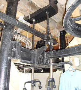 Auxiliary drive(?), bridgetree and tentering gear, Holgate Mill, Holgate, York