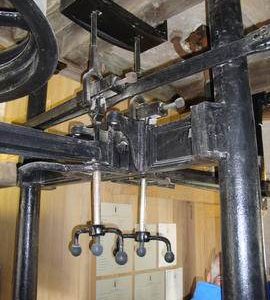 Auxiliary drive(?), bridgetree and tentering gear, Holgate Mill, Holgate, York