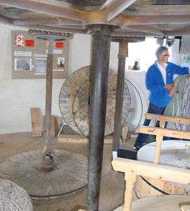 Great spur wheel, stone nuts, upright shaft and quants, Holgate Mill, Holgate, York