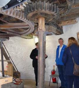 Great spur wheel and auxiliary drive shaft, Holgate Mill, Holgate, York