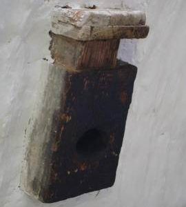 Mounting for former layshaft, Holgate Mill, Holgate, York
