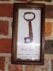 Mill key, King's Mill, Shipley