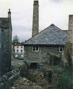 Town Mill, Shepton Mallet - leat