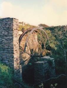 Trebarwith Farm waterwheel, Tintagel