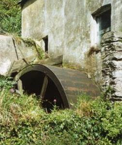 Tuckenhay overshot waterwheel Ashprington