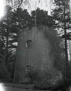 "Windmill at Wexham near Slough, Bucks - base of tower mill"