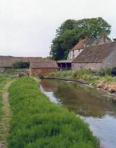 Watercress Farm, Wraxall - leat to pump house