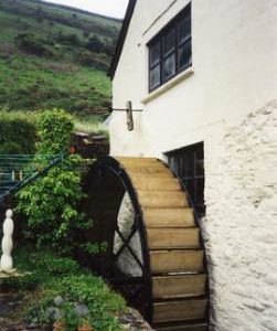 West Mill, Welcombe 14' Overshot at upper mill
