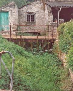 Woollard Mill - millrace - circa 1987