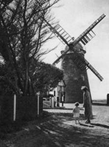 Medmerry Mill, Selsey, in a disused and derelict condition