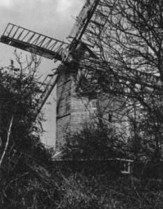 Oldland Mill, Keymer, in a state of disrepair