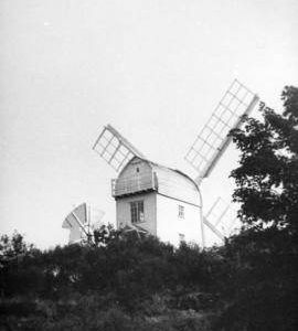Post mill, Holton St Peter, restored