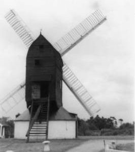 Outwood Post Mill, Outwood, in working order