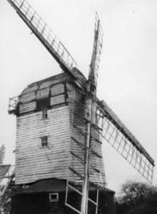 Post mill, Holton St Peter, in a reasonable condition