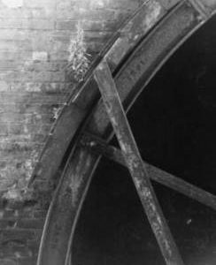 Section of overshot waterwheel, Sawmill, Brightling Park