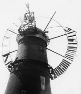 Ruffle's Mill, Haverhill, with derelict vanes