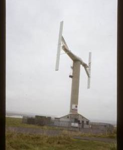 Large horizontal wind turbine, Burry Port
