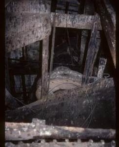 Interior of post mill